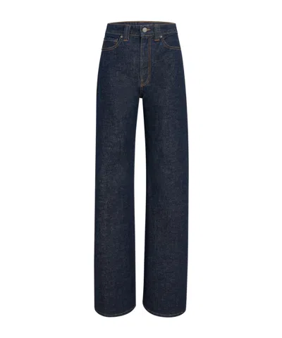 Khaite Wide-leg Dane Jeans In Blue