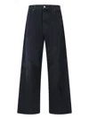 Khaite Belt Loop Jeans In Blue