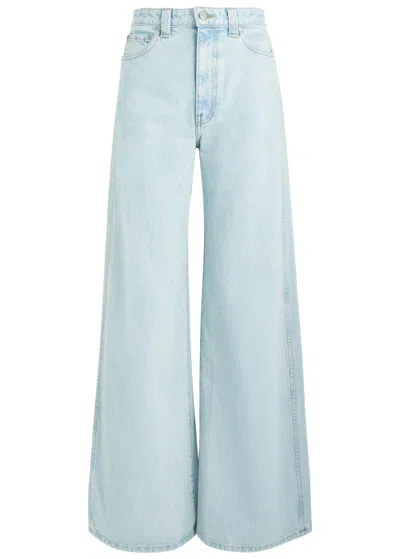 Khaite Dane Wide-leg Jeans In Denim