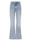 Khaite Danielle Bootcut Jeans In Blue