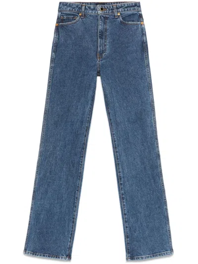 Khaite Danielle Denim Jeans In Blue