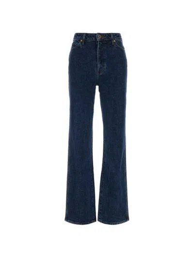 Khaite Danielle Denim Jeans In Blue