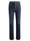 Khaite Abigail High Rise Straight Jeans