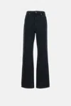 Khaite Danielle Jeans In Black