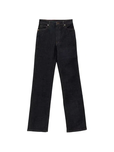 Khaite Danielle Jeans In Black