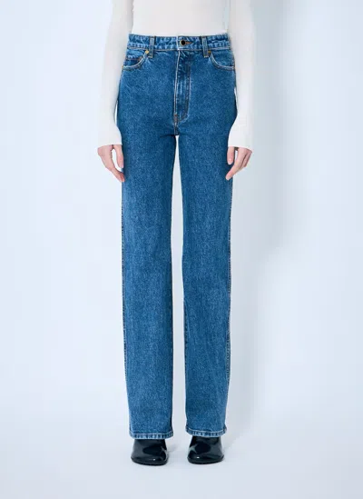 Khaite Danielle Jeans In Blue