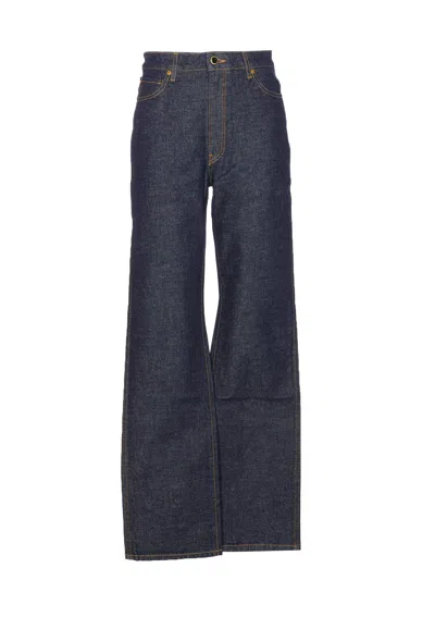 Khaite Danielle Jeans In Blue