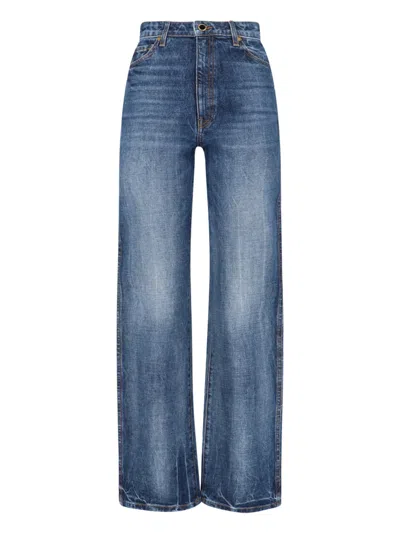 Khaite 'danielle' Jeans In Blue