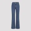 Khaite Stretch-denim Danielle High-rise Jeans In Blue
