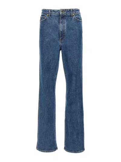 Khaite Danielle Jeans In Blue