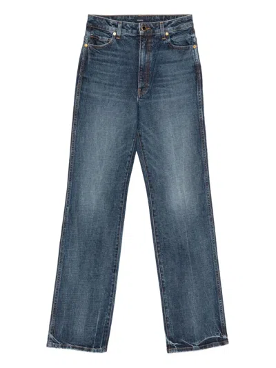 Khaite "danielle" Jeans In Blue