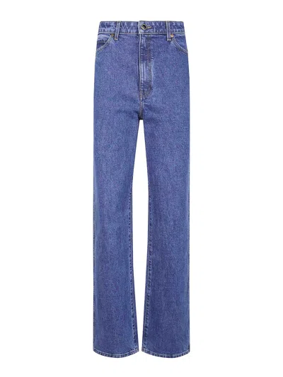 Khaite Danielle Jeans In Blue