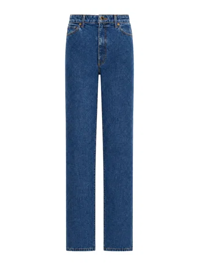 Khaite Danielle Jeans In Blue