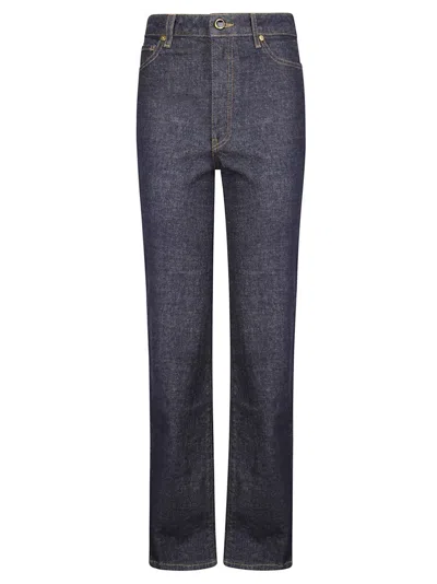 Khaite Danielle Jeans In Gray