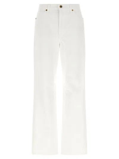 Khaite 'danielle' Jeans In Multi