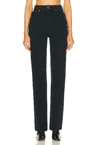Khaite Danielle Slim Straight Leg In Prescott