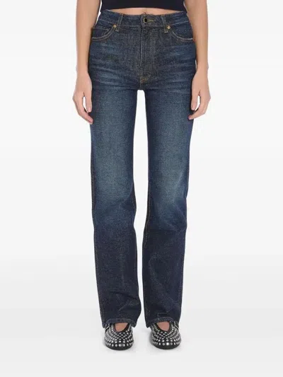 KHAITE DANIELLE STRAIGHT JEANS - WOMEN'S - COTTON
