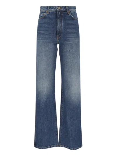 Khaite Danielle Jeans In Blue