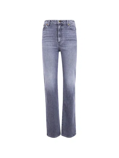Khaite Danielle Straight-leg Jeans In Blue
