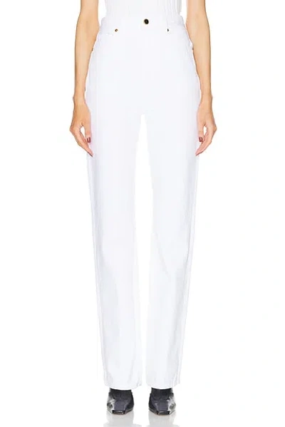 KHAITE DANIELLE STRAIGHT LEG JEANS