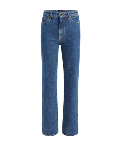 Khaite Danielle Stretch Jean In Blue