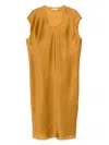 Khaite Darby Cap-sleeve Bias Silk Maxi Dress