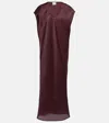 Khaite Darby Silk-organza Midi Dress