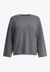 Khaite Darcy Wool Sweater In Gray