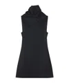 Khaite Daria Sleeveless Mini Dress In Black