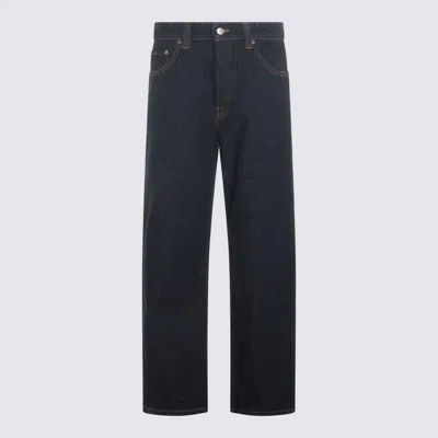 Khaite Dark Blue Cotton Jeans