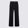 Khaite Dark Blue Cotton Jeans In Blue