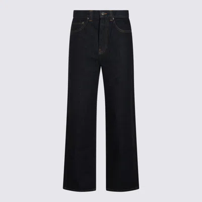 Khaite Dark Blue Cotton Jeans