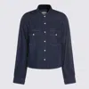 Khaite Dark Blue Cotton Shirt In Blue