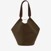 Khaite Lotus Small Shulder Bag In Brown