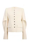 Khaite Darlman Ajcket In Cream