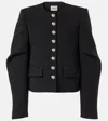 Khaite Black Darlman Jacket In Black