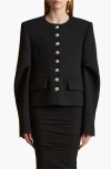 Khaite Black Darlman Jacket In Black