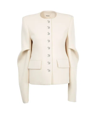 Khaite Darlman Jacket In White