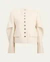 Khaite Darlman Ajcket In Cream