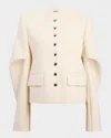 Khaite Darlman Ajcket In Cream