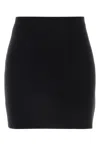 Khaite Wool Blend High-waisted Mini Skirt