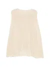 Khaite Davet Open-knit Silk And Cotton-blend Sweater In Brown