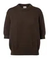 Khaite Davin Cashmere Sweater In Brown