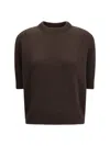 Khaite Davin Sweater In Brown