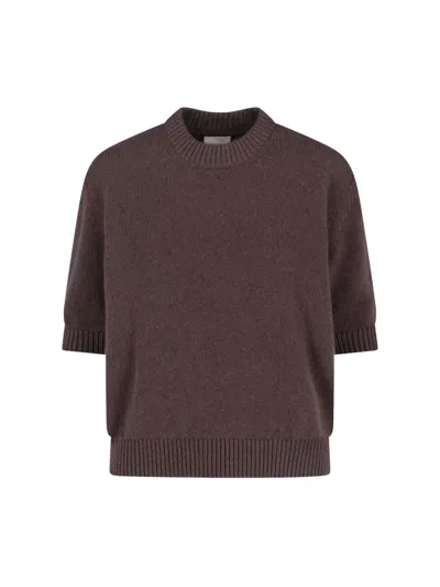 Khaite 'davin' Sweater In Brown