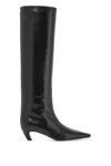 Khaite Davis Slouchy Leather Knee Boots
