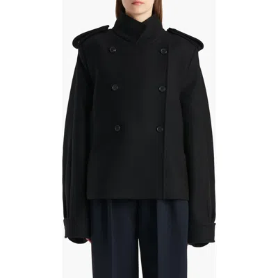 KHAITE KHAITE DEAN DOUBLE FACE WOOL PEACOAT