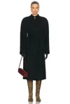 Khaite Deena Coat In Black