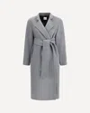 Khaite Deena Coat In Gray
