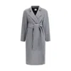 Khaite Deena Coat In Gray